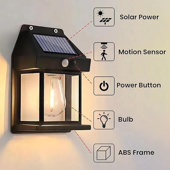 Solar LED Night Light Wireless Multicolor