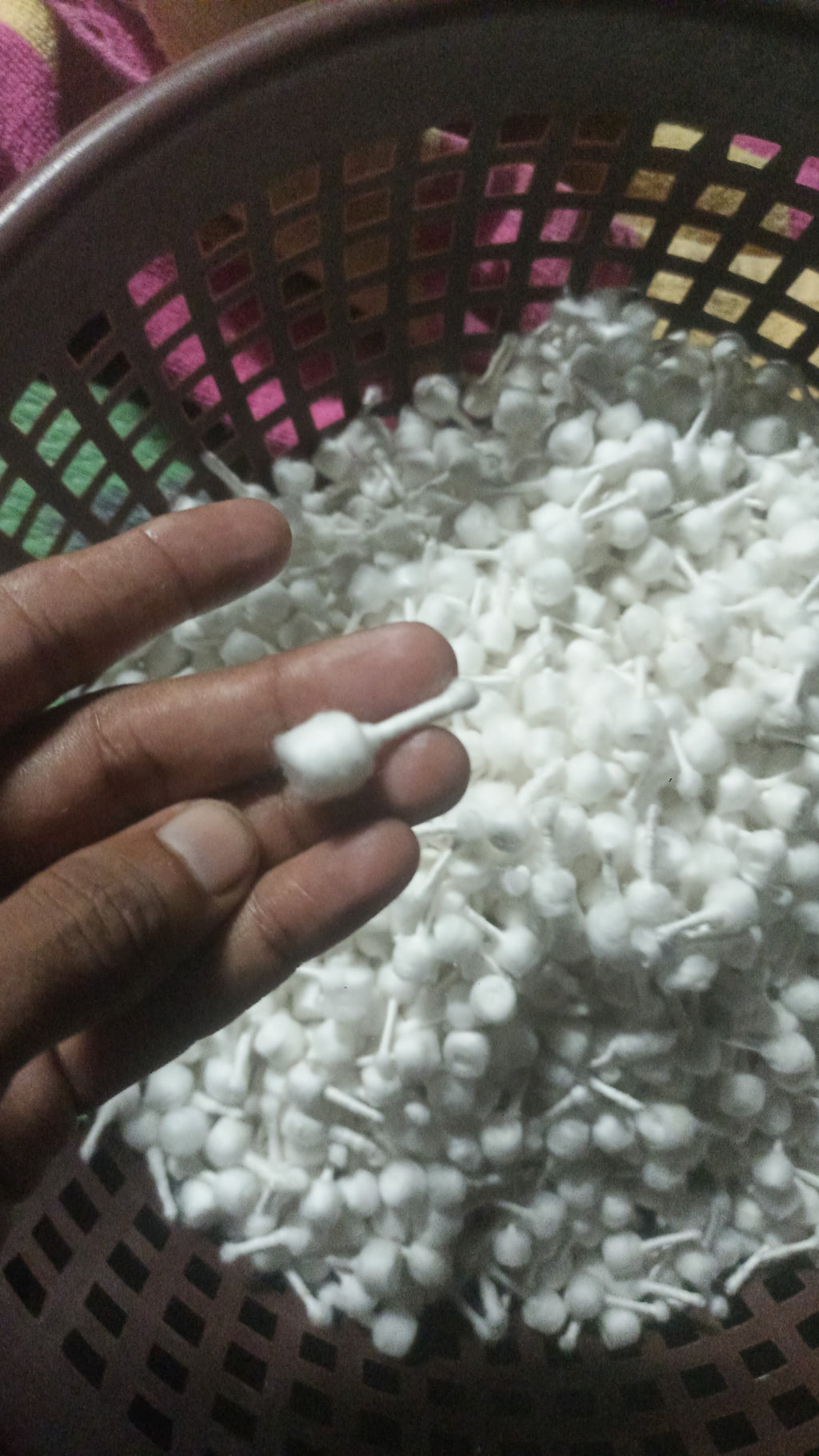 Cotton Wicks for Puja & Aarti | 5 Packets, Approx. 500 Battis