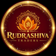 Rudrashiva Traders Black Background Logo